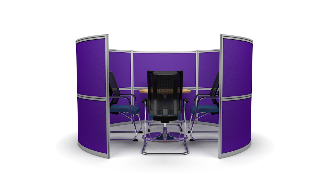 Round Free Standing Office Meeting Pods