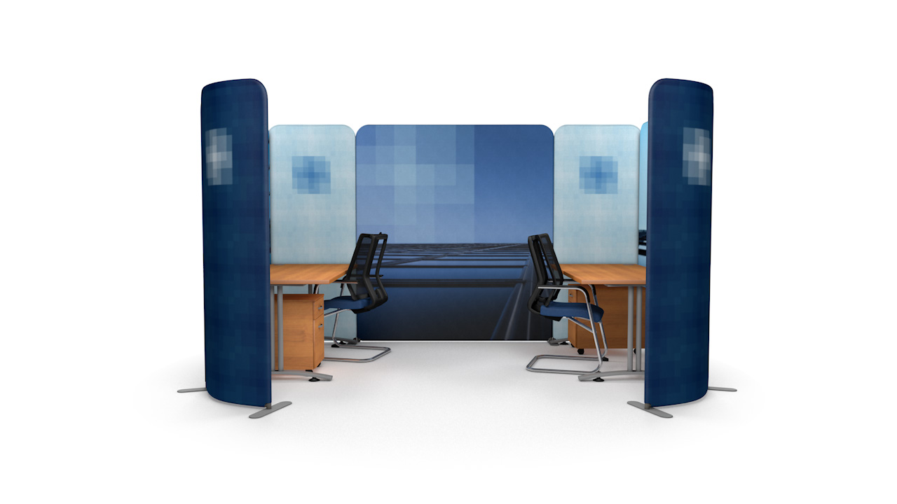 Custom Printed Office Partitions