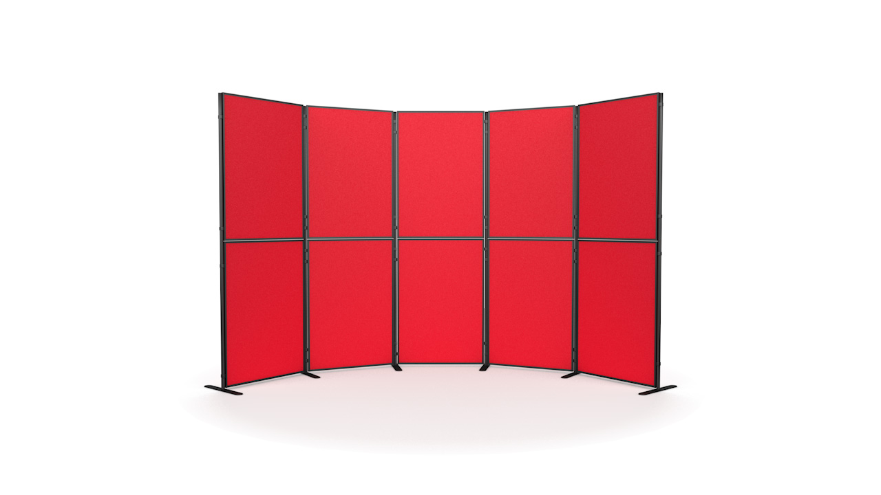 10 Panel And Pole Modular Display Board Systems