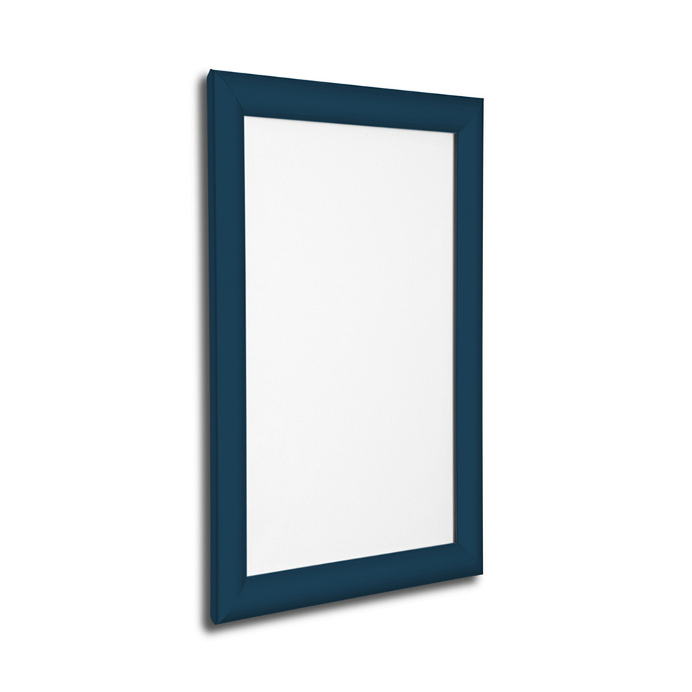 25mm Snap Frame Poster Display in Gentian Blue
