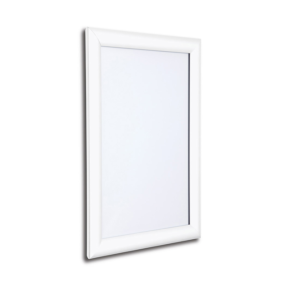 25mm Snap Frame Poster Display in Pure White