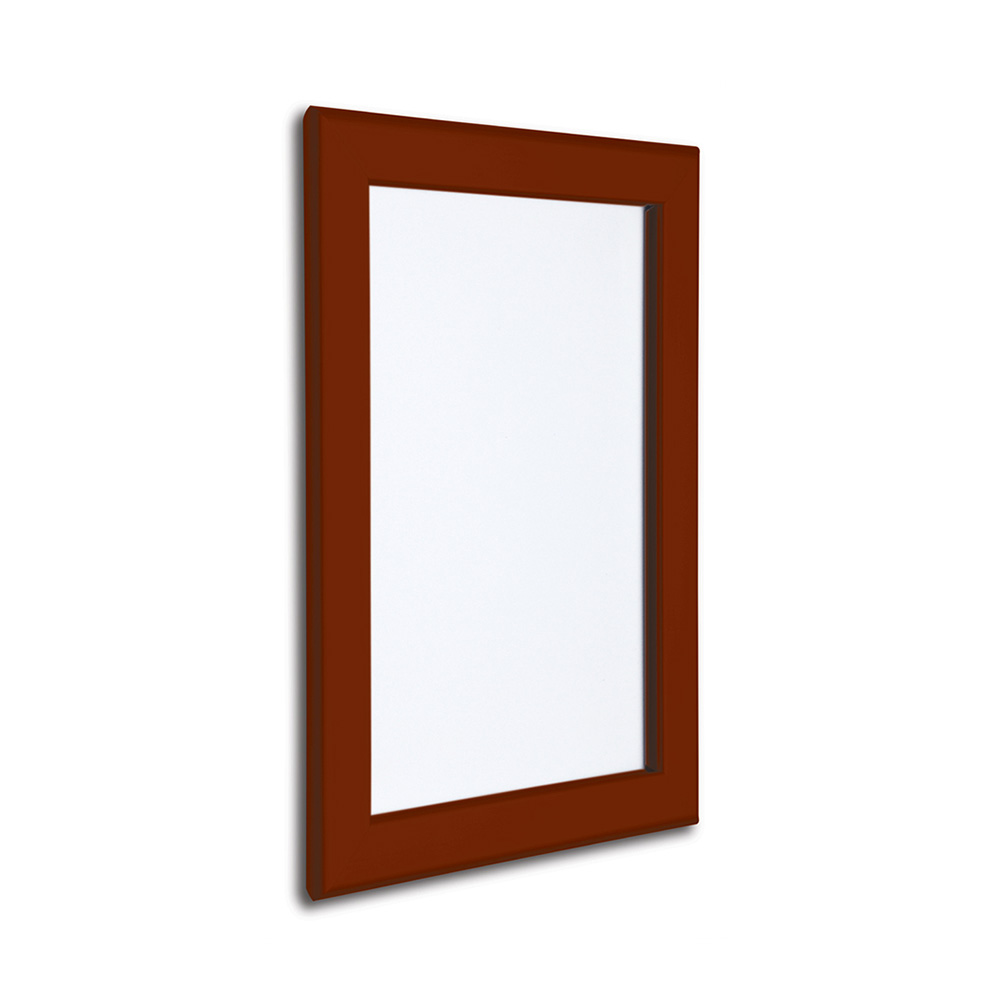 32mm Snap Frame Poster Display in red Brown