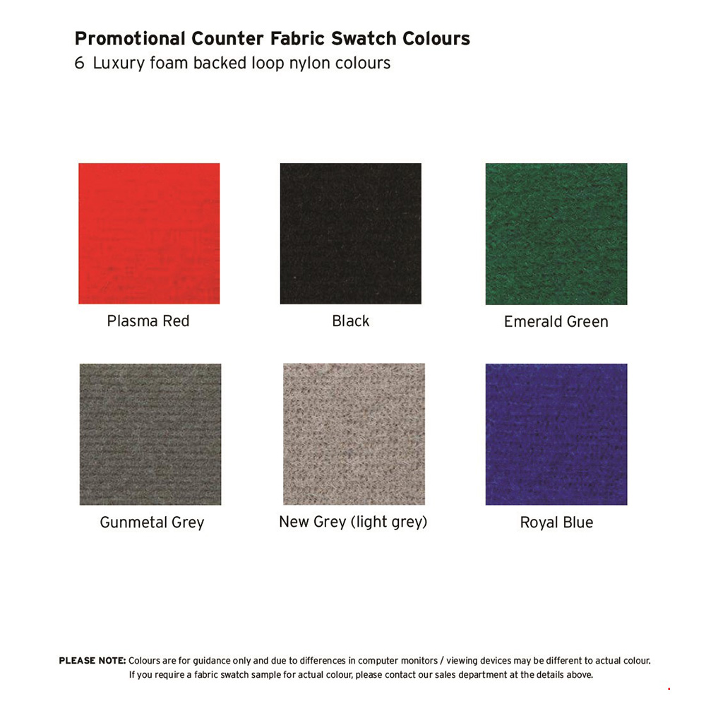 Display Board Fabric Colour Swatches