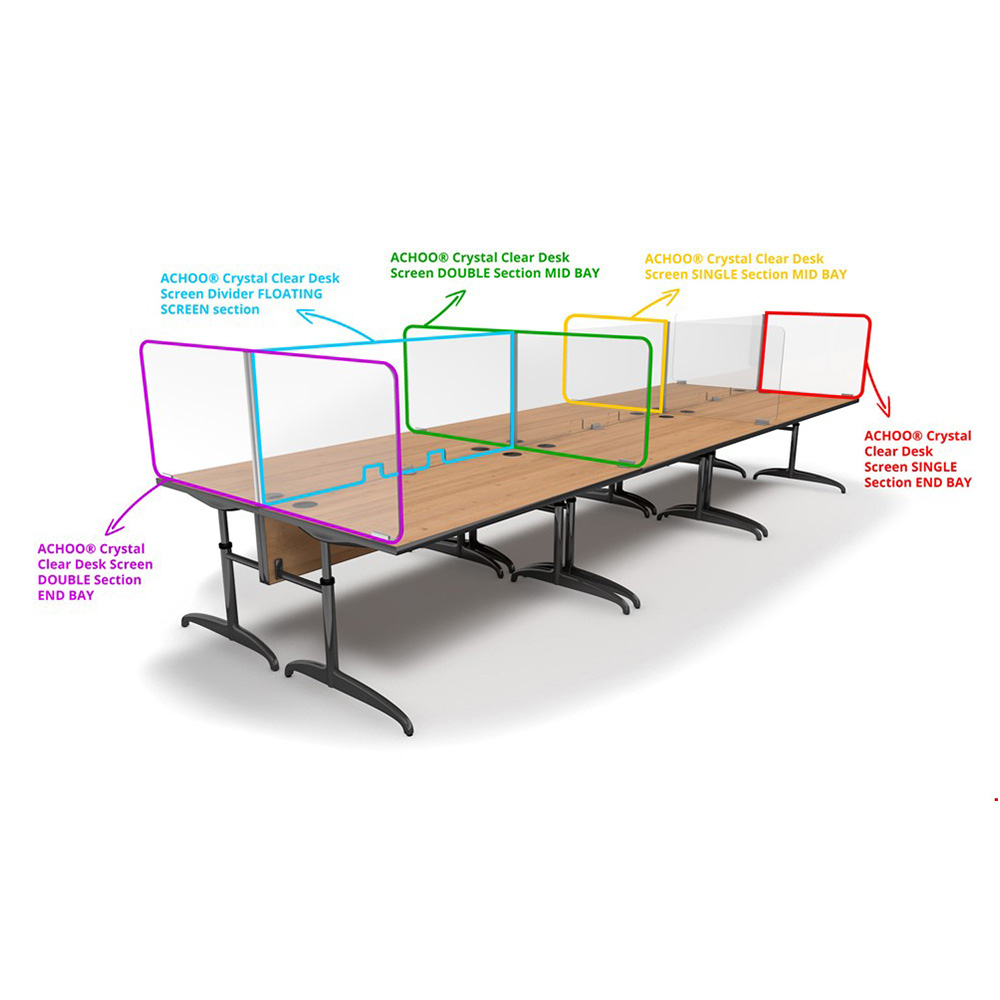 How To Order ACHOO® Screens For Desks 6 Desks
