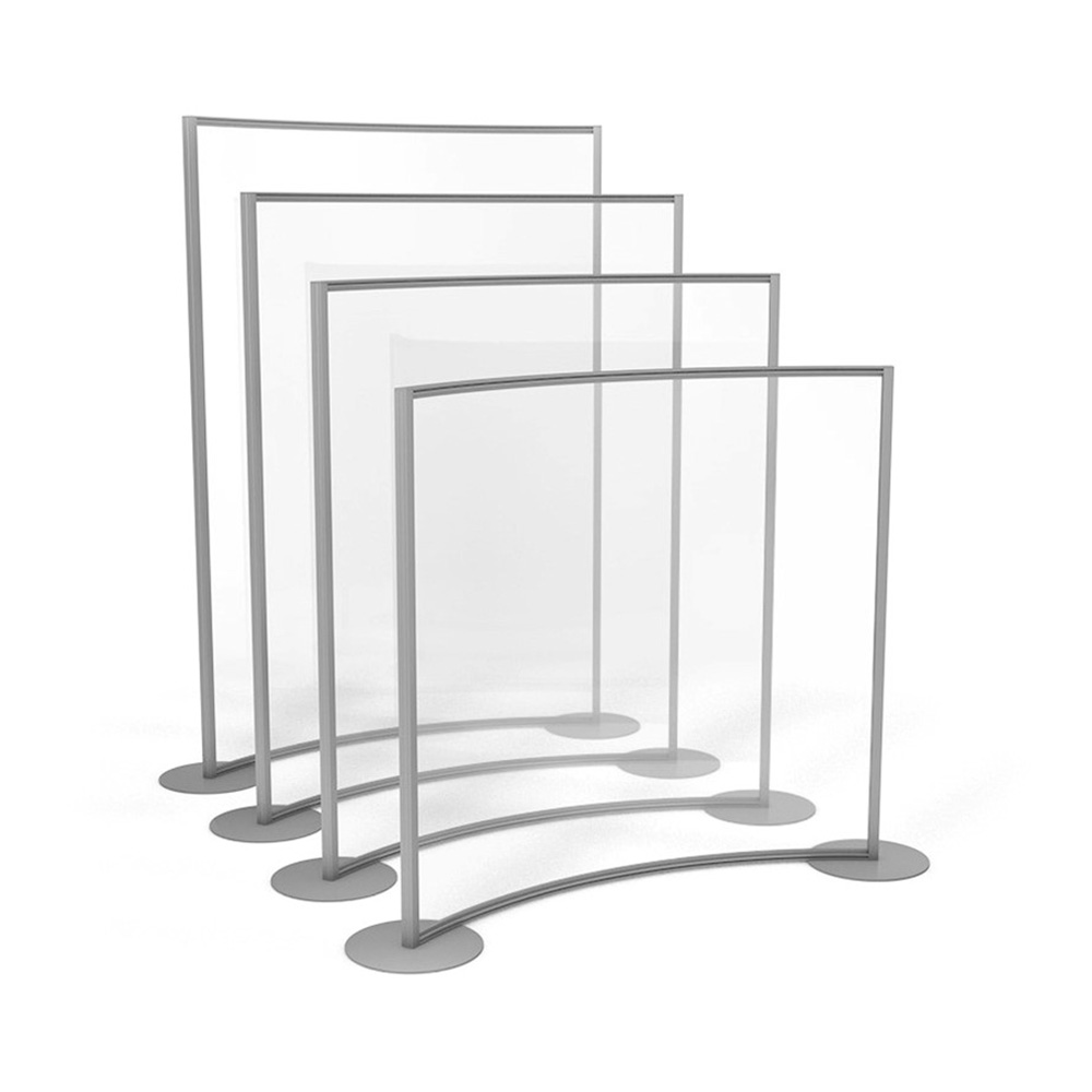 ACHOO® Curved Social Distancing Screen With 1200mm Radius