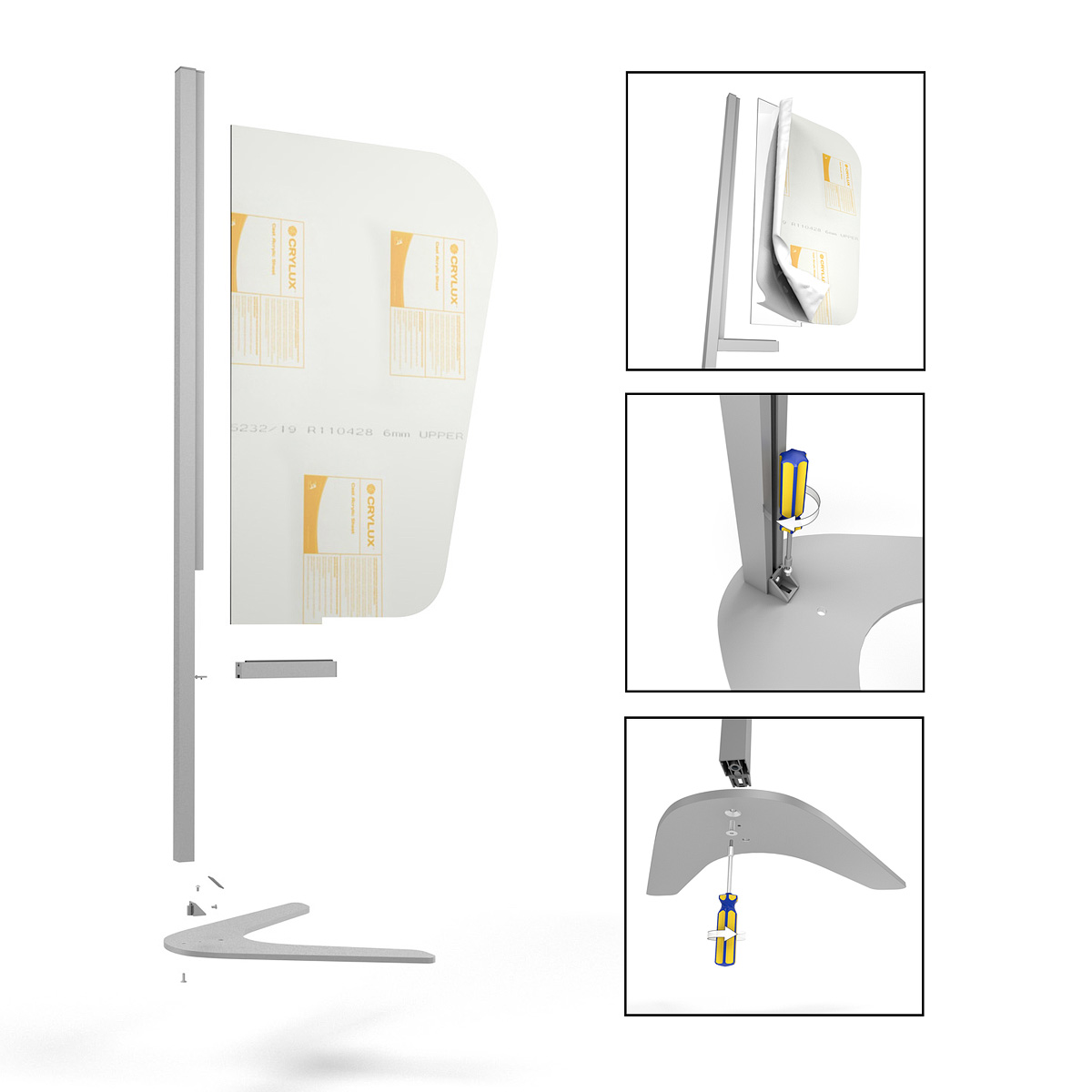 <div>ACHOO® Patient Waiting Room Screen Assembly Instructions</div>