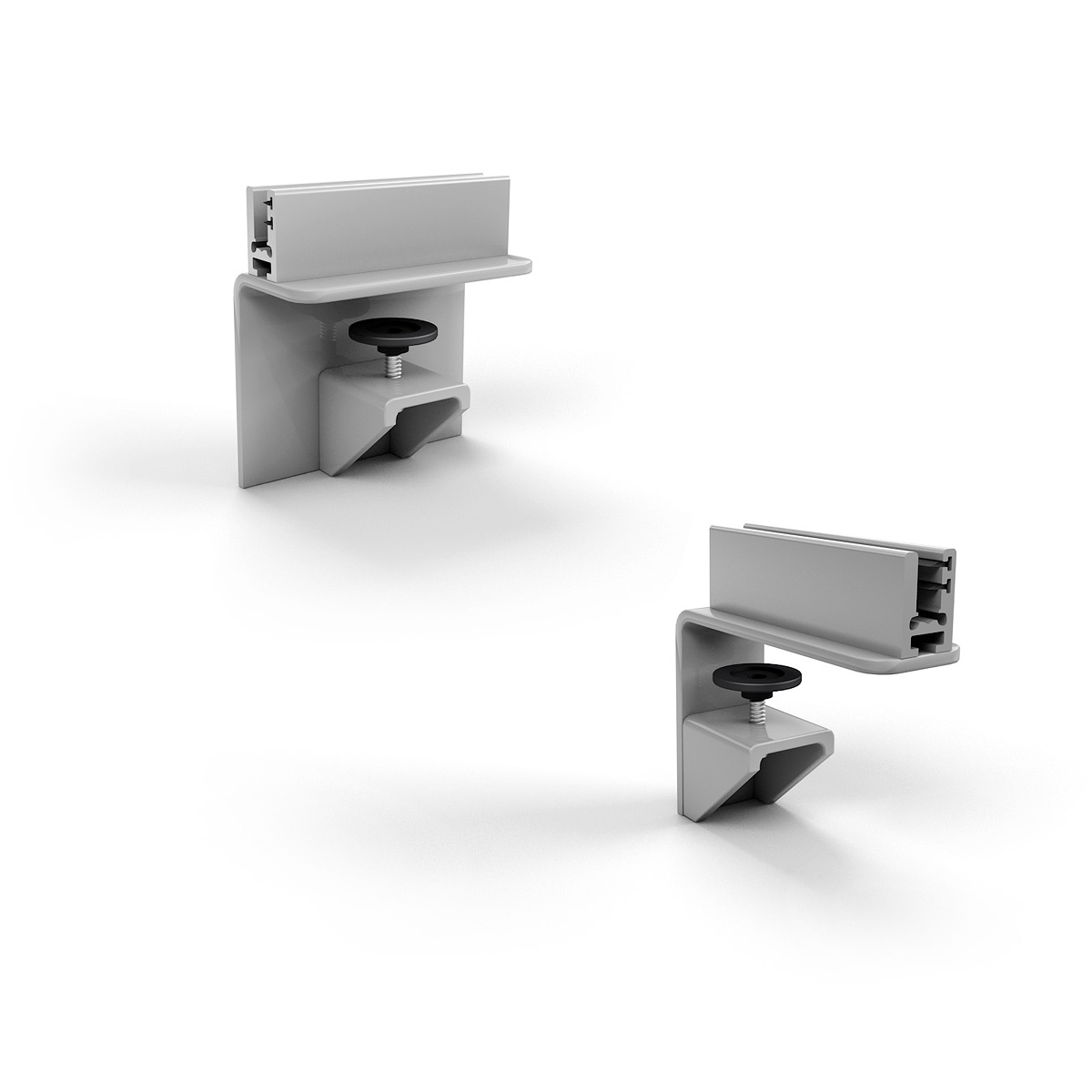 ACHOO Office Screens UK Perspex Desk Screen Clamps - For Use on Back And Side Of Desks And Tables