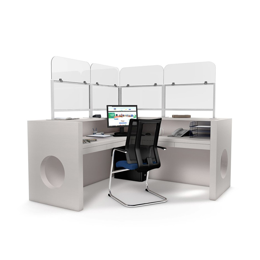 ACHOO® Perspex Protection Screens For Reception Counters And Office Desks