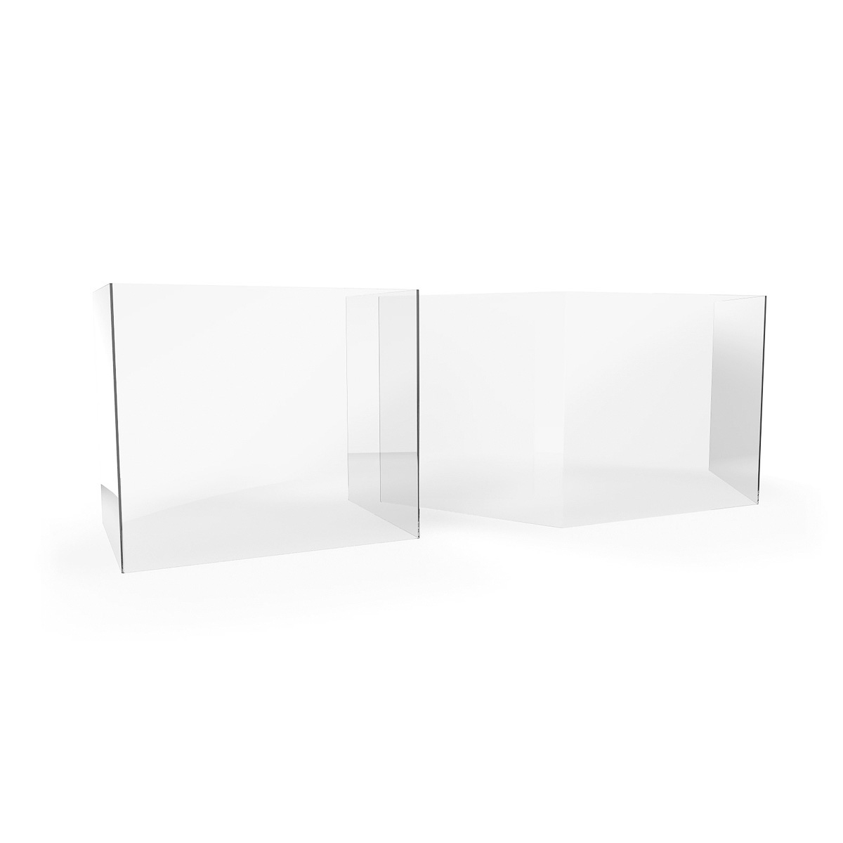 ACHOO® Perspex Screens Have Optional Service Hatch Cut Outs For Contact Free Transactions
