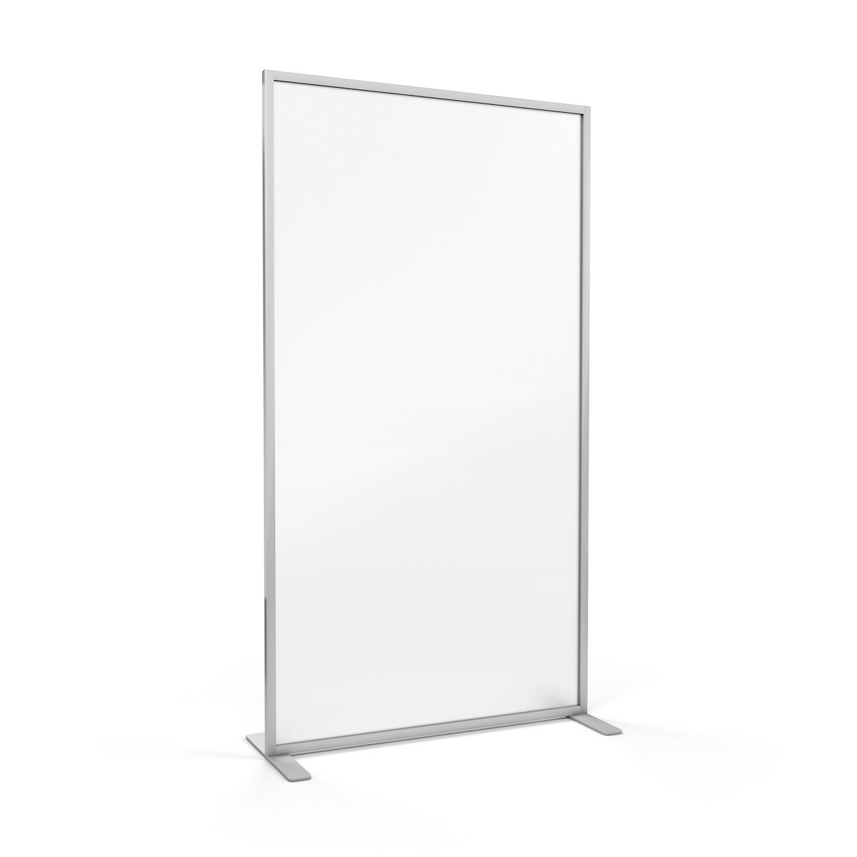 ACHOO® Frosted Perspex® Freestanding Screen With T-Bar Feet