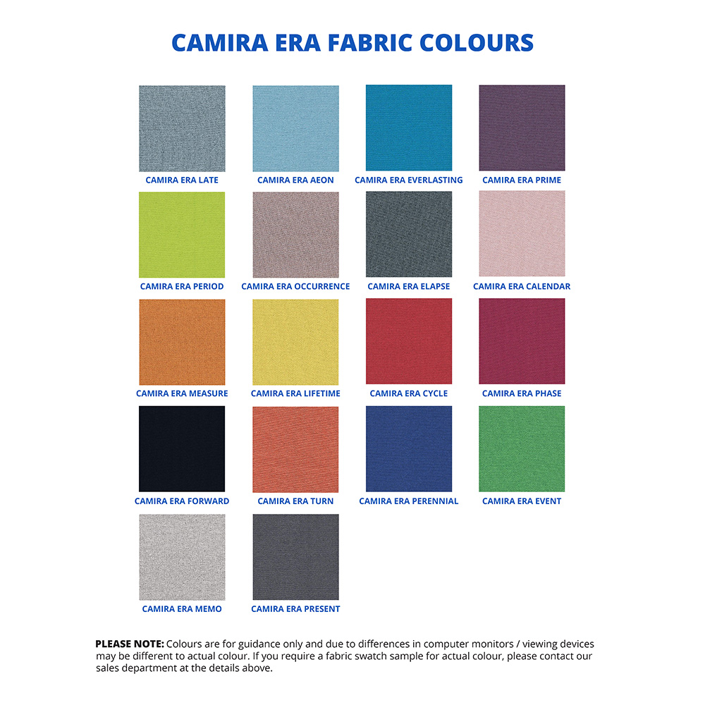 Decorative Wall Boards in Camira Era Fabric - 18 Vibrant Fabric Colours