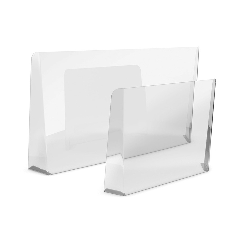 CLARITY PLUS Perspex Sneeze Screens With Side Protection - Wipeable Surfaces That Are Easy To Clean