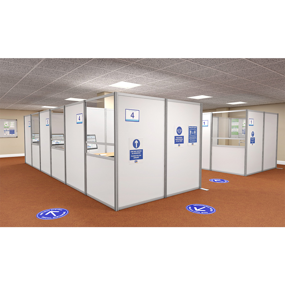 Modular Vaccination Booth Screen Pods Medical Waiting Rooms