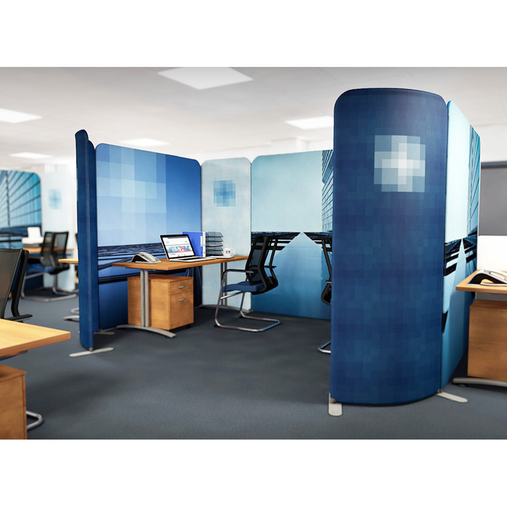 Visual of Custom Printed Fabric Office Partition