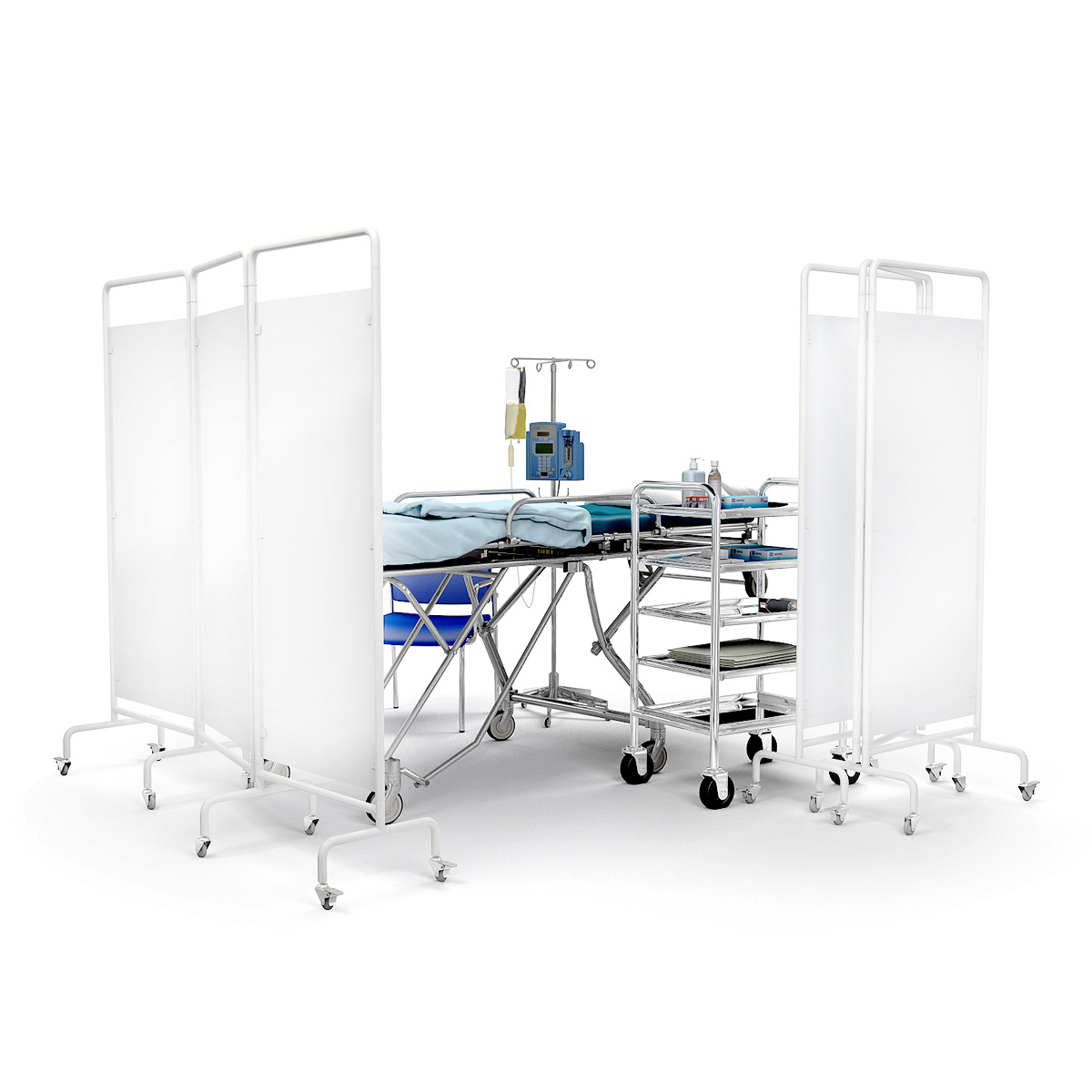 DIGNITY® Portable Medical Screens Ideal For Medical Wards And ICU Units