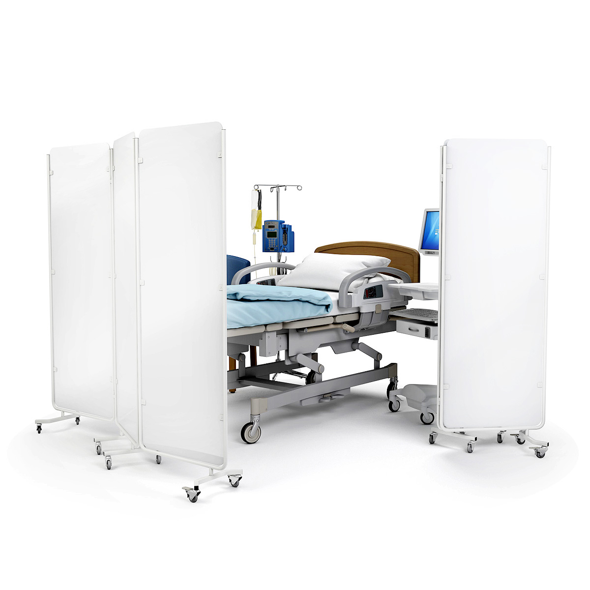 DIGNITY® PLUS Medical Screens Provide Patient Privacy & Dignity