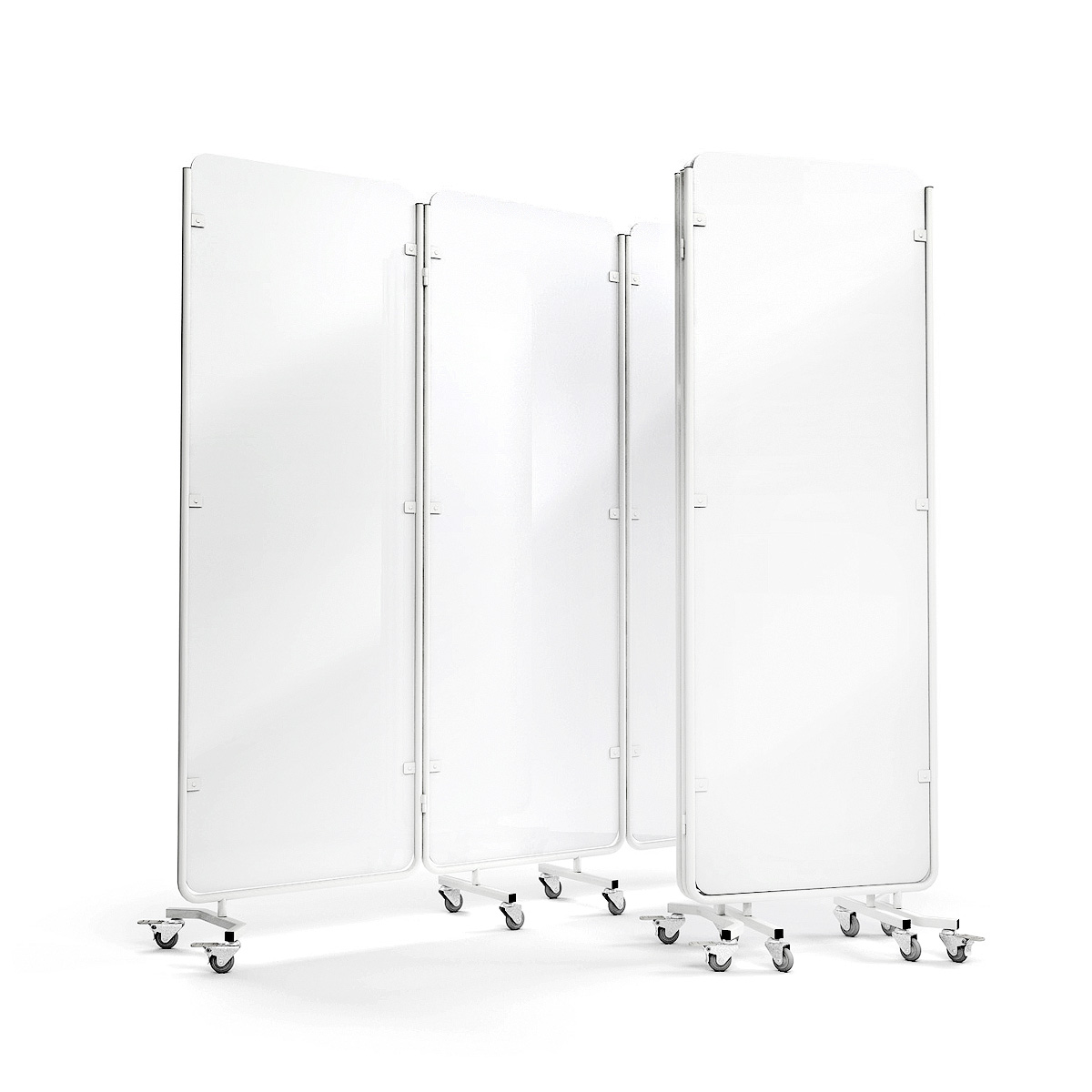 DIGNITY® PLUS Hospital Privacy Screens With 3 Folding Panels