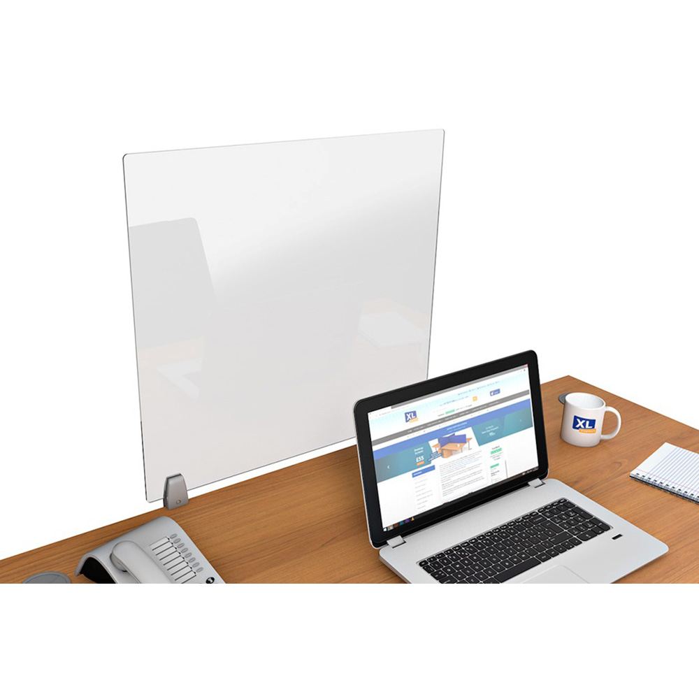 EASYFIT Perspex® Screens For Desks 800mm Wide - Quick And Easy To Deploy in And Around The Workplace 