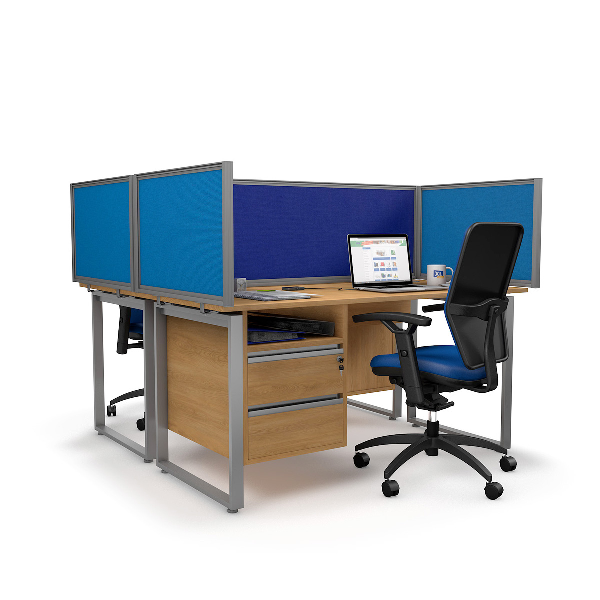 FRONTIER® Acoustic Desk Screens Helps to Reduce Office Noise And Distractions