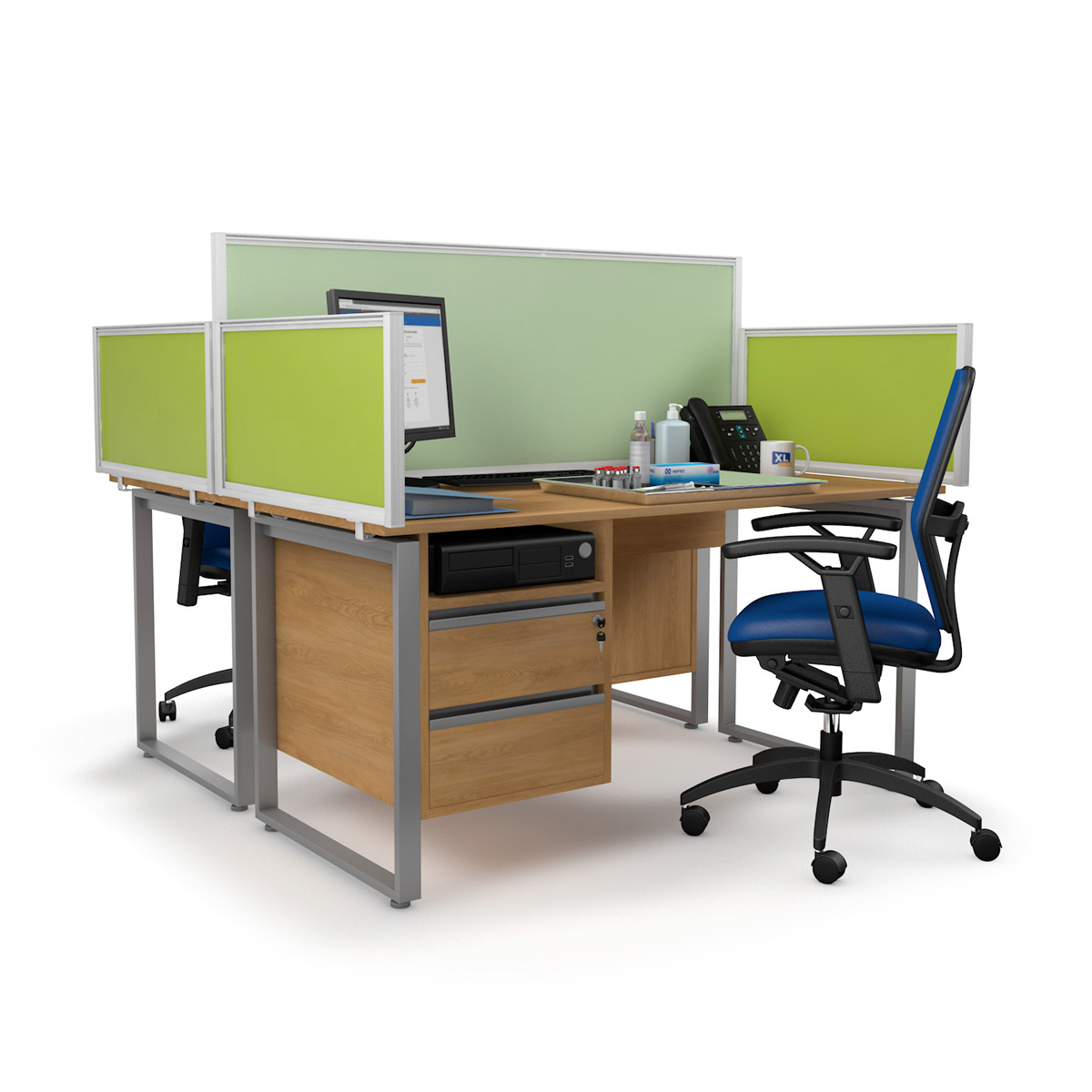 FRONTIER® Medical Screens Anti-Microbial Desk Dividers Can Be Used To Shield Staff And Patients 