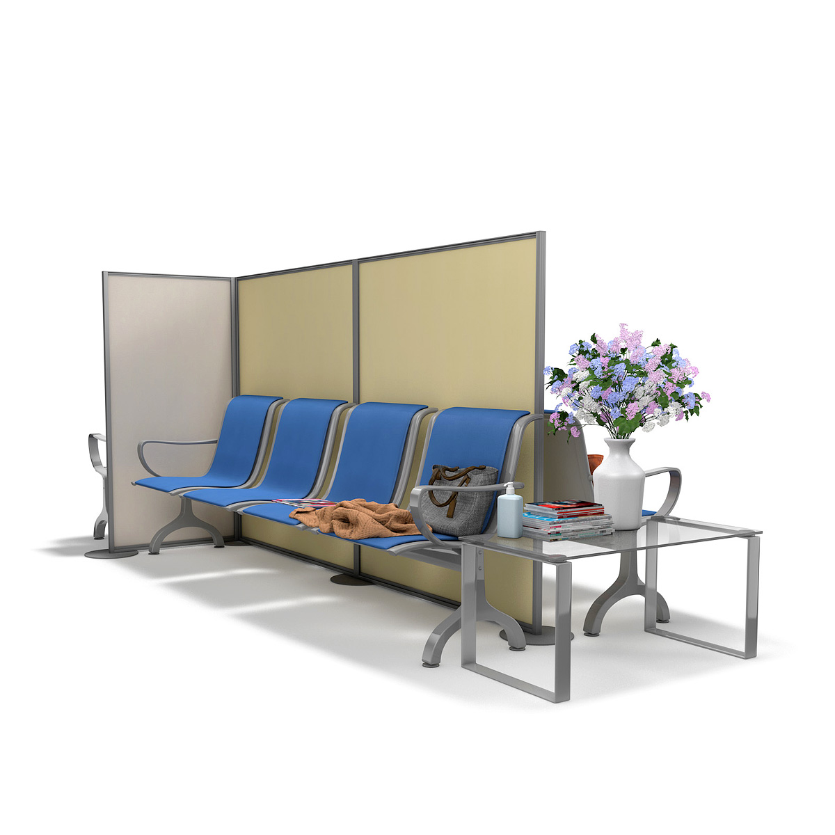 FRONTIER® Medical Screens Freestanding Can be Used On Hospital Wards, in Waiting Rooms And Reception Areas