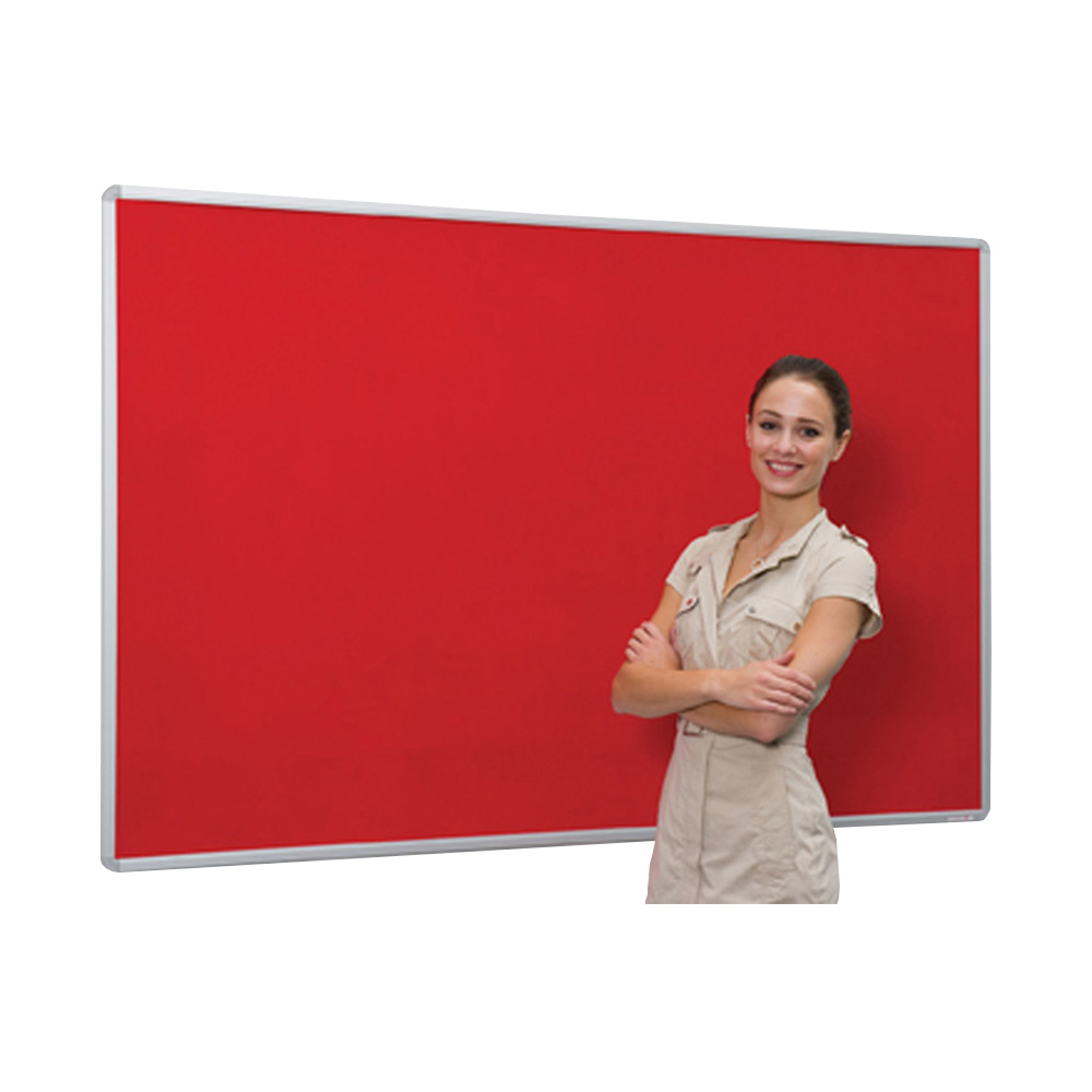 Flameshield Fire Resistant Wall Mounted Noticeboard with Aluminium Frame