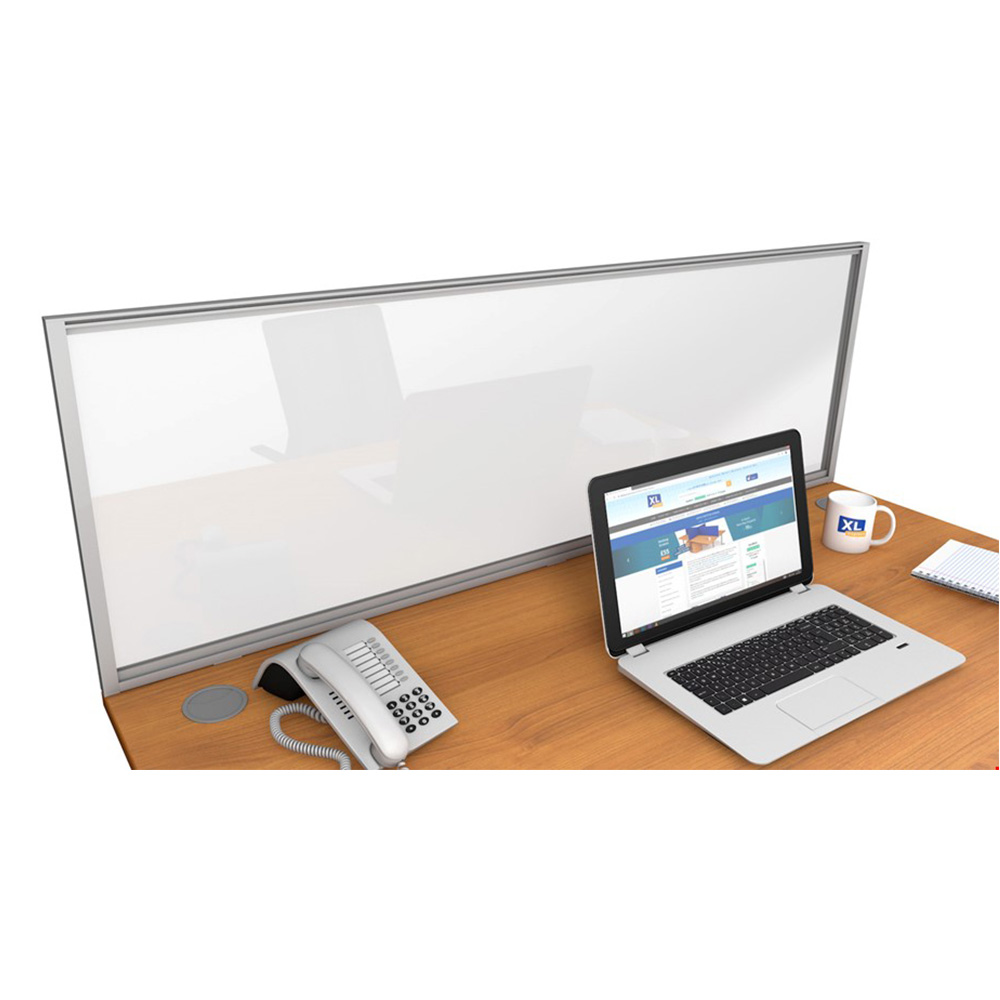 Framed Perspex Screens Are Quick And Easy To Install And Come With Desk Clamps