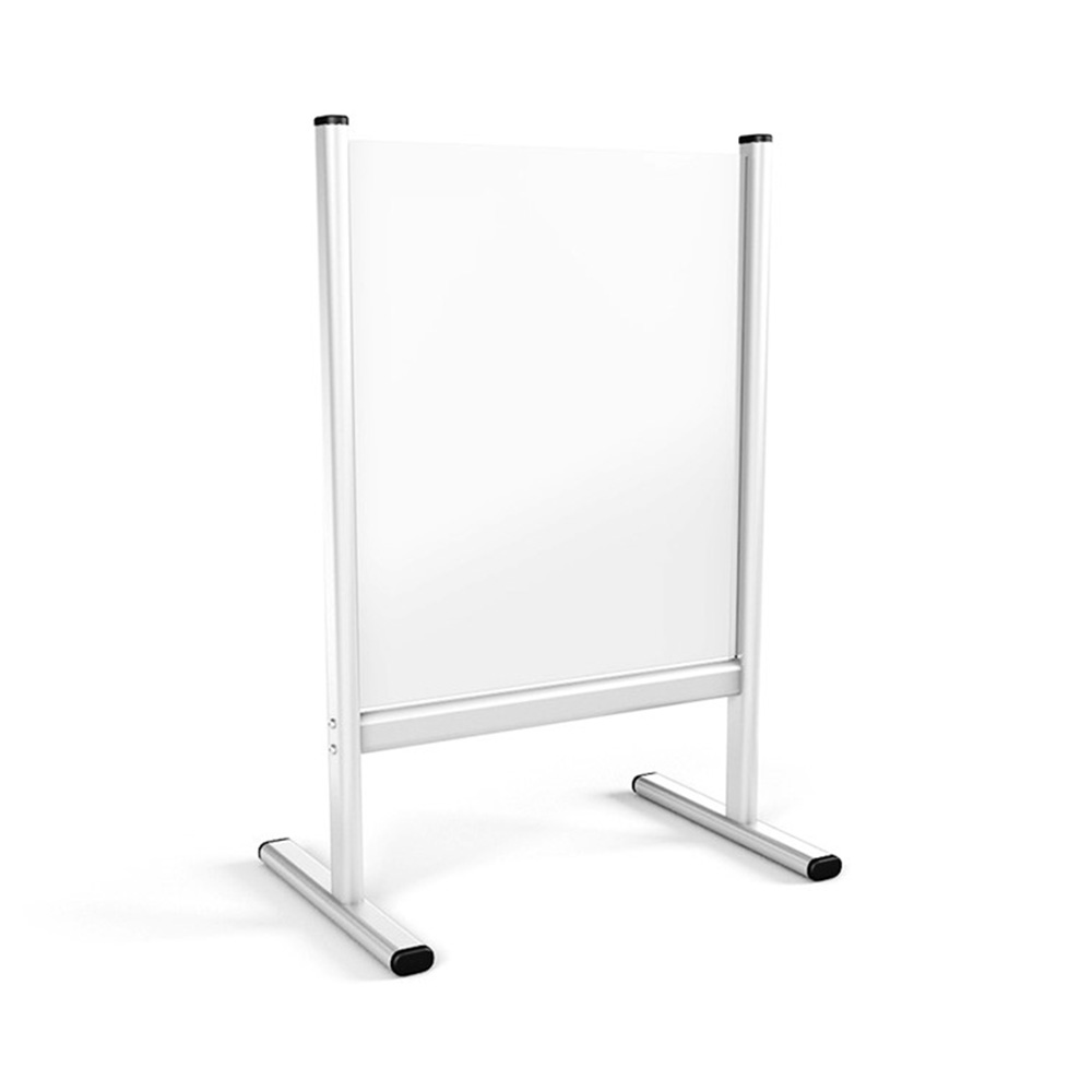 Free Standing Desk Sneeze Guard 600mm (w) x 650mm (h) Free Standing Screen Can be Placed on Any Tabletop, Counter or Desk