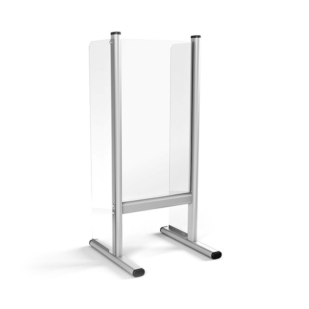 Free Standing Desk Protection Screen 400mm (w) With Easy Clean Surfaces