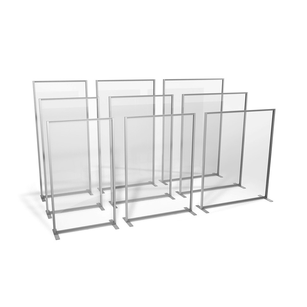 Free Standing Social Distancing Screens For Hairdressers, Salons, Barbers - Available In A Choice of Sizes