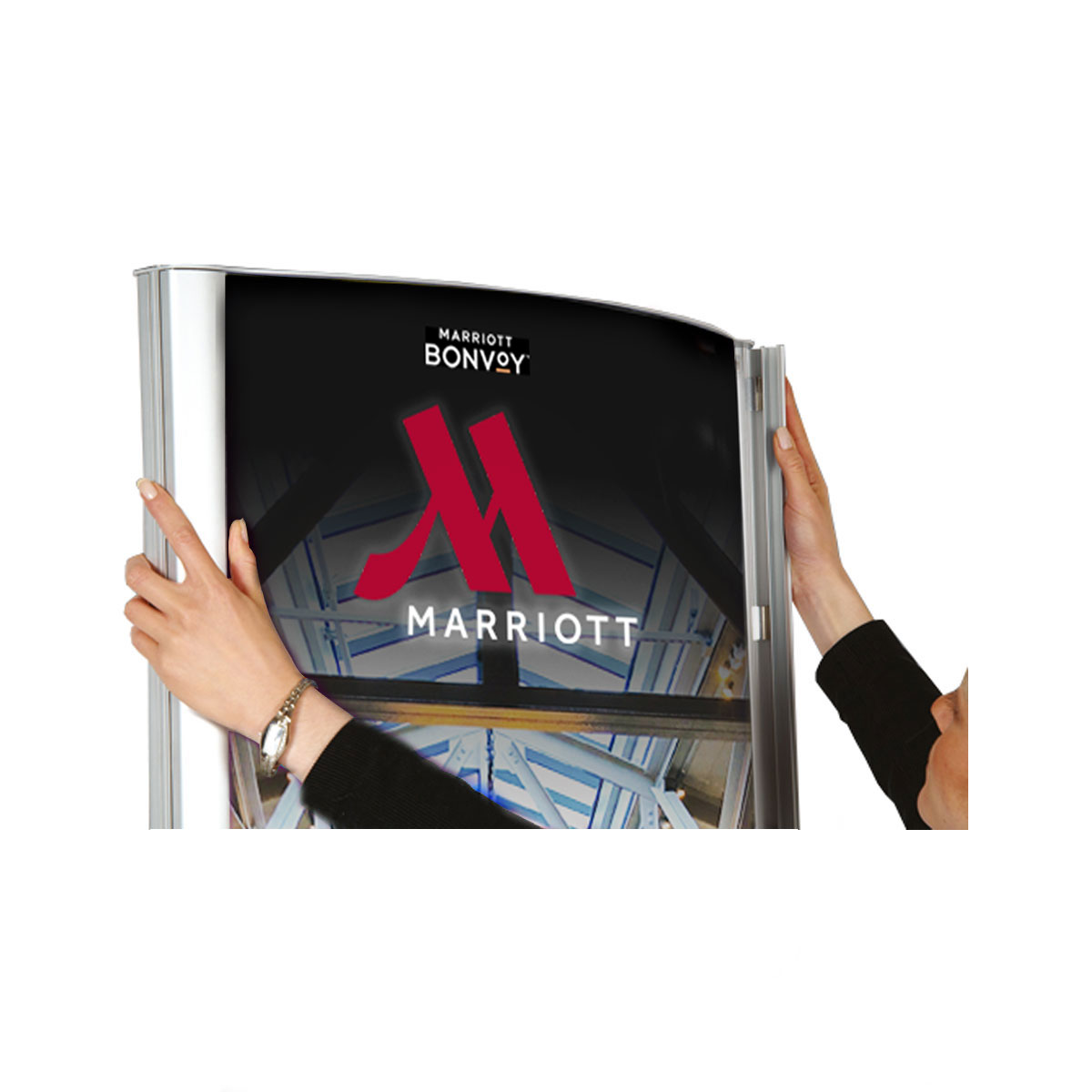 Free Standing Poster Lightbox Display Is Available in Three Sizes With Optional Printed Posters