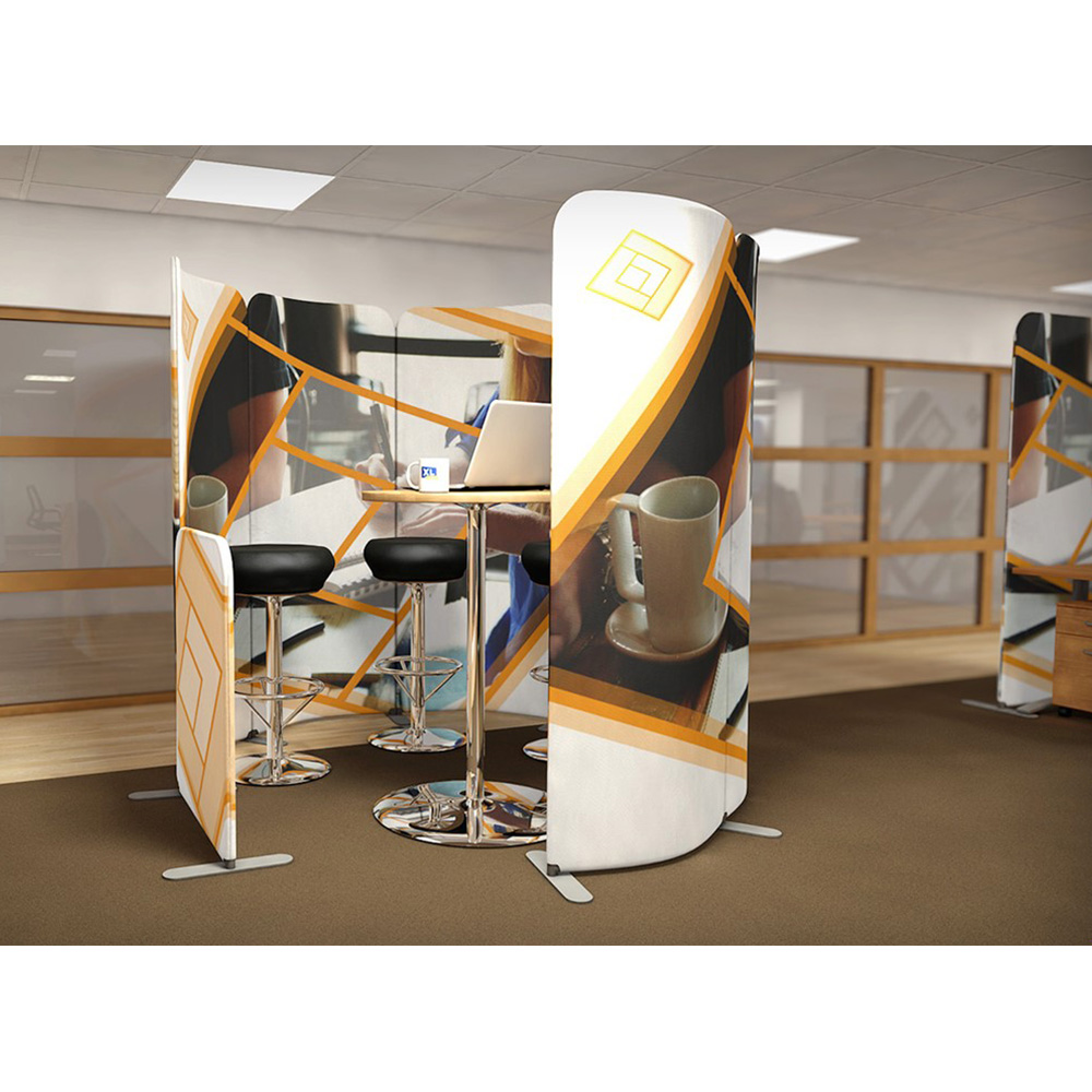 Visual of Office using Freetstanding Printed Meeting Booth
