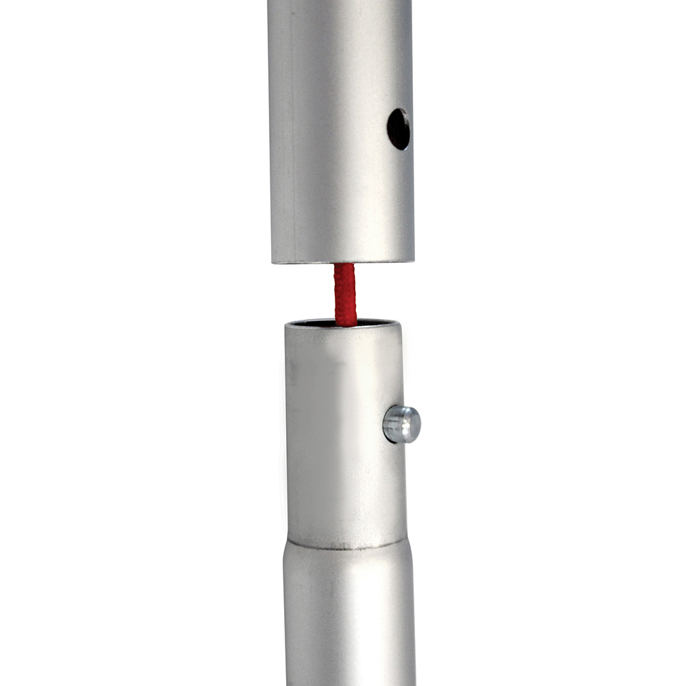 Aluminium Bungee Pole Push Fit Assembly 