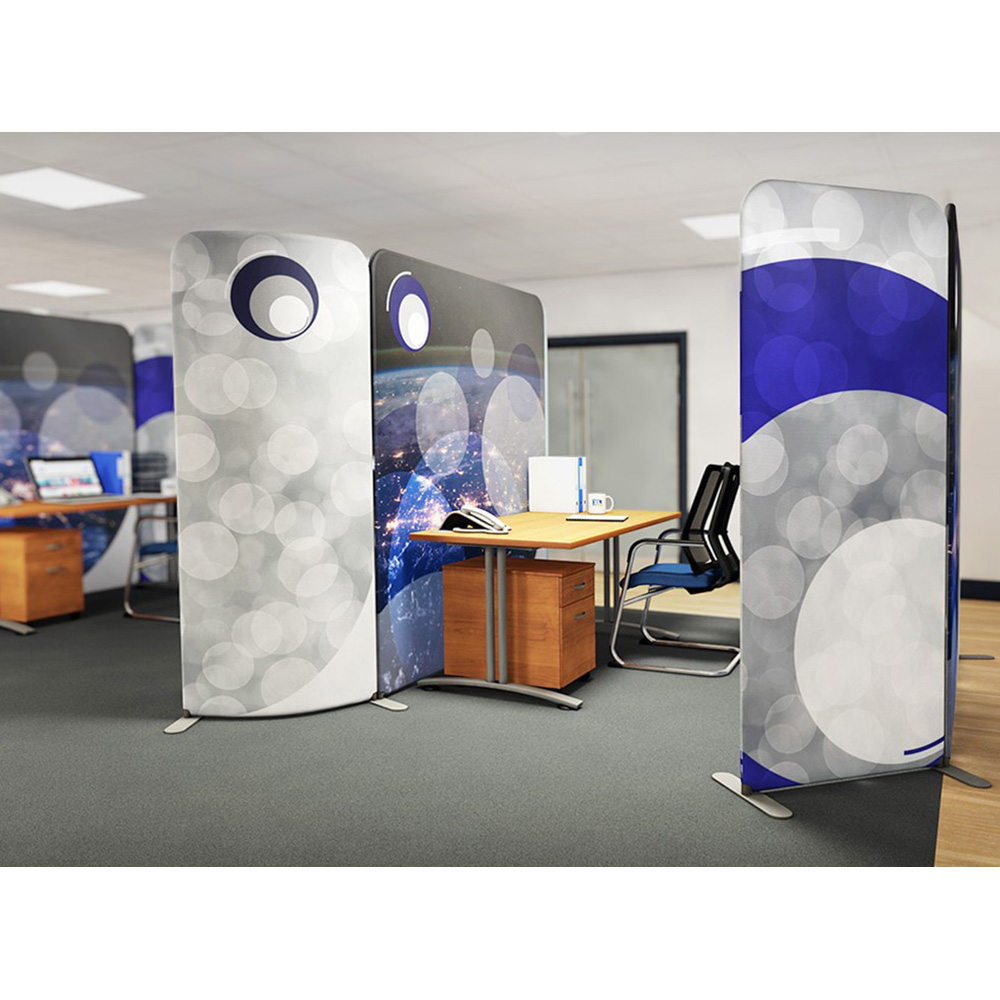 Visual of Office using Freestanding Printed Office Screens