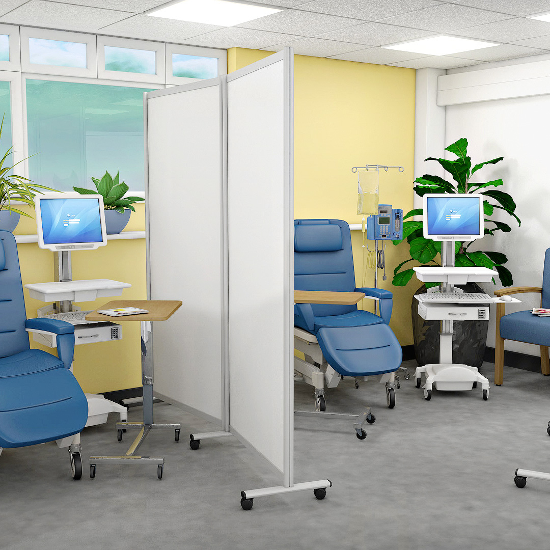 GUARDIAN DIGNITY® Clinic Medical Screens Provide Privacy During Medical Examinations