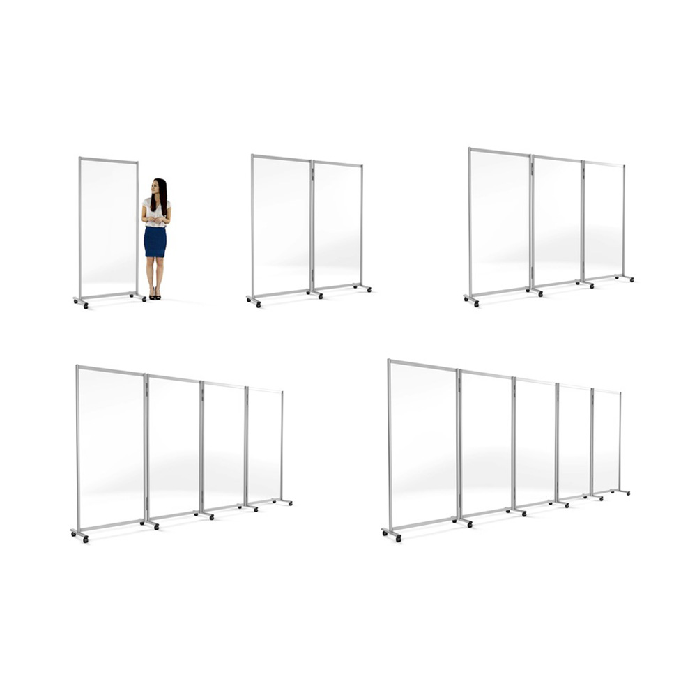 GUARDIAN Mobile Perspex Screens Can Be Used To Divider Any Large Open Plan Space 