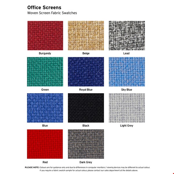 Office Screen Fabric Colours