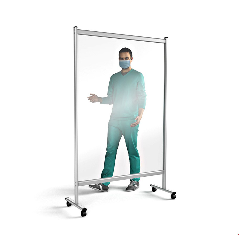 PREMIUM Medical Perspex Screens On Wheels - Free Standing And Portable Screens