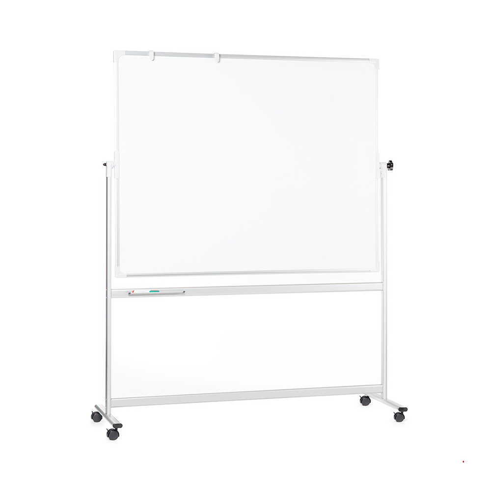 Portable Magnetic Whiteboard on Wheels