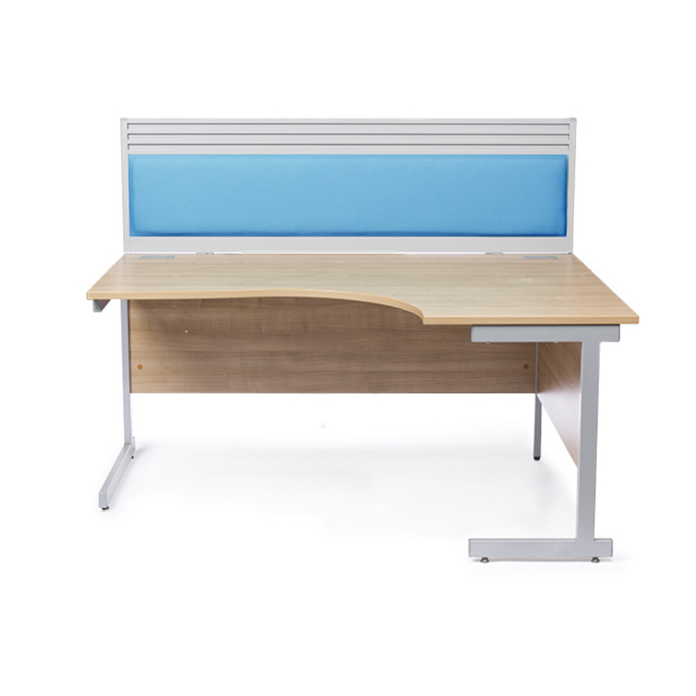 Premium Acoustic Desk Partition With Triple Tool Rail - Our Most Effective Sound Absorbing Desk Screen