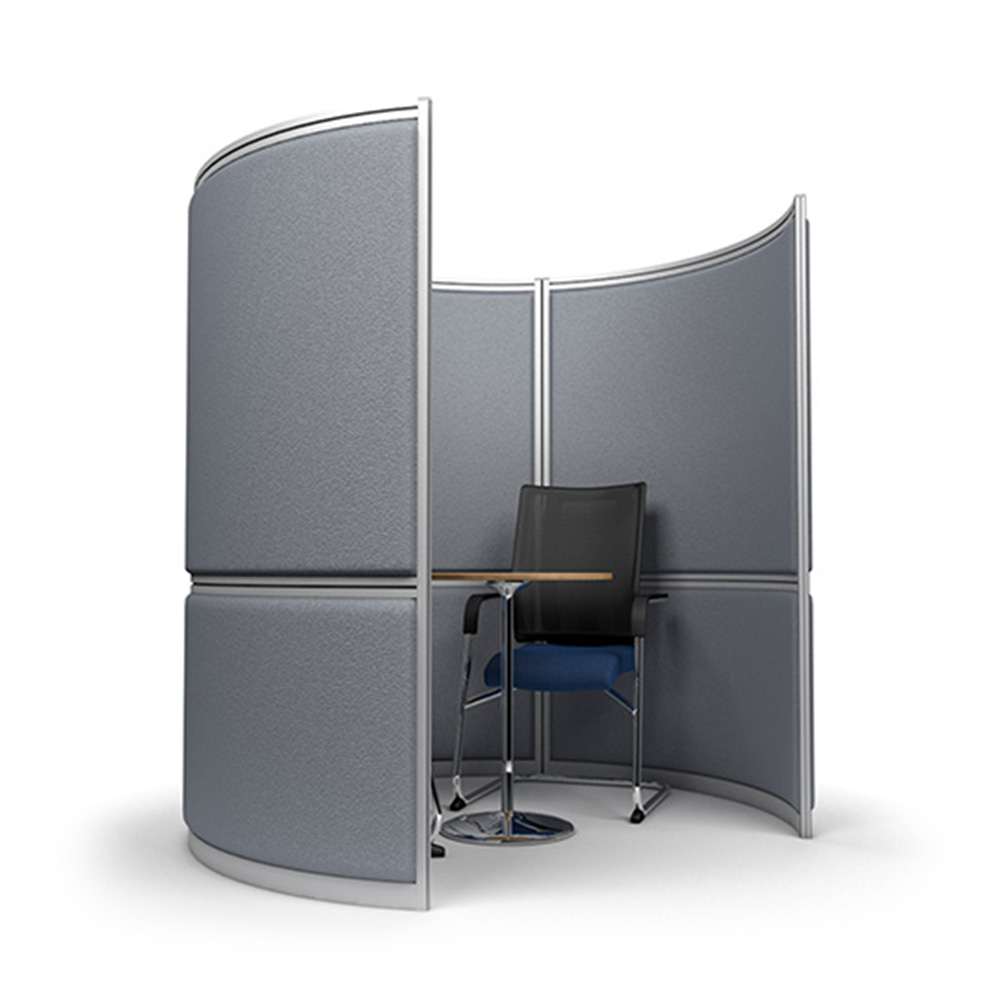Premium Acoustic Meeting Pods With Internal Space For one Meeting Table And Two Chairs