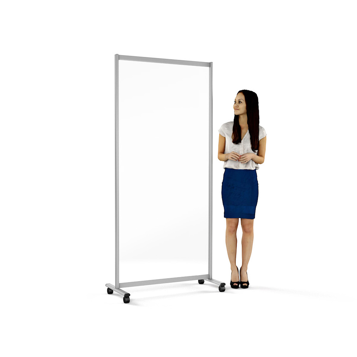 Privacy Room Divider Screens on Wheels Stands 2000m (h) x 900mm (w)