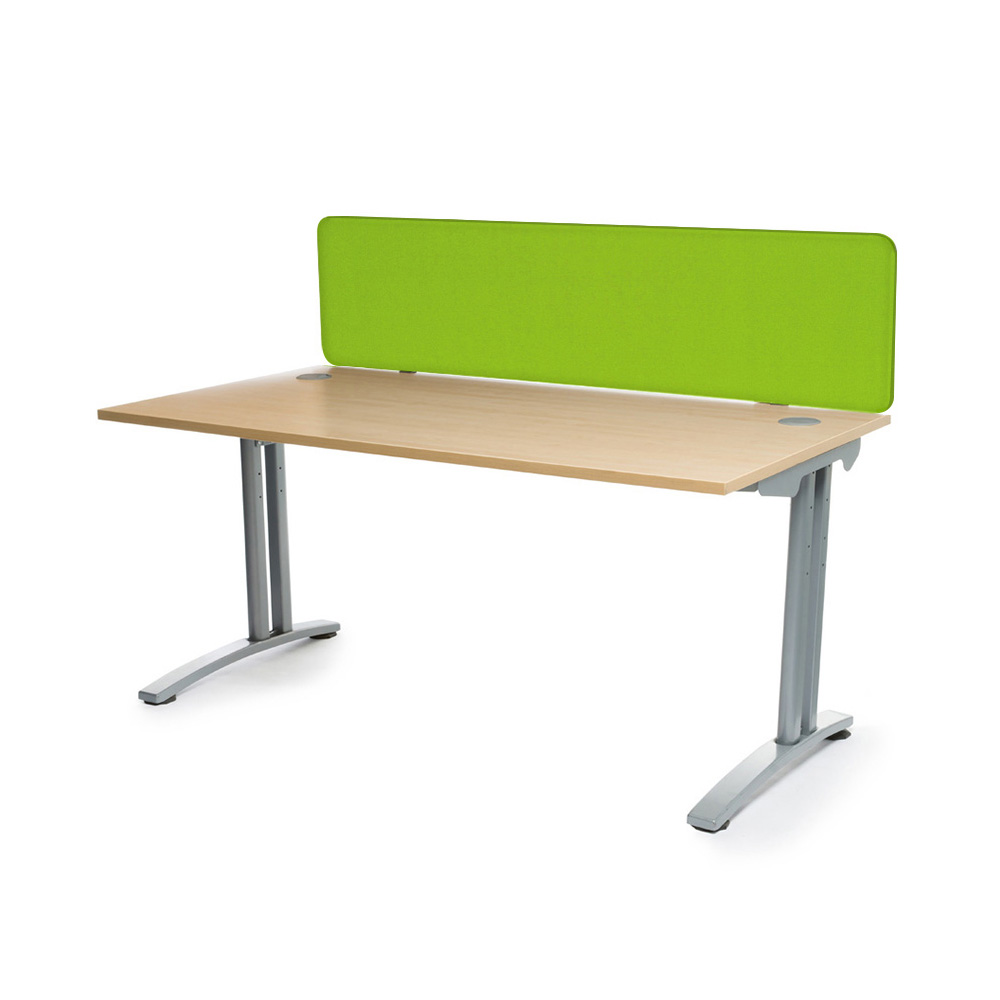 Spectrum Fabric Desk Dividers in Madura Green Fabric