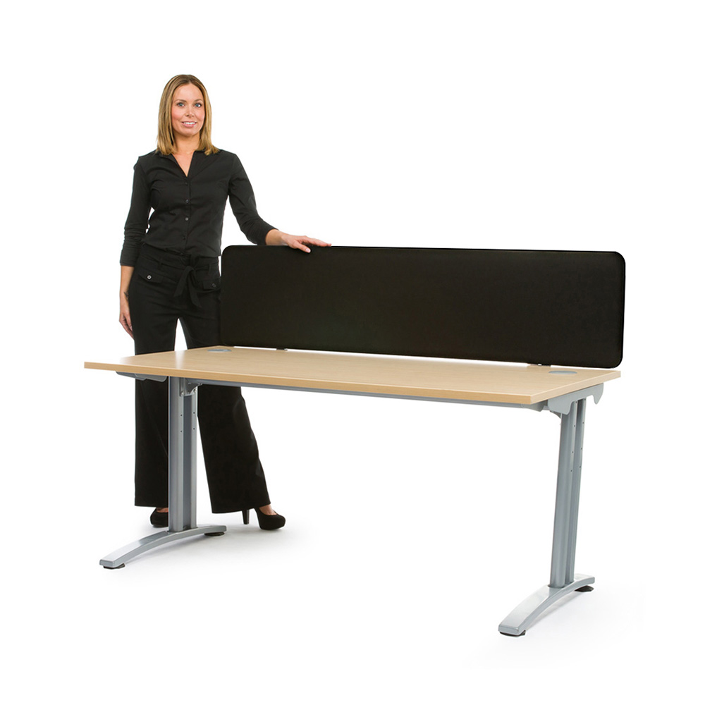 Spectrum Fabric Desk Screens Add Privacy And Structure To Office Desks And Workstations