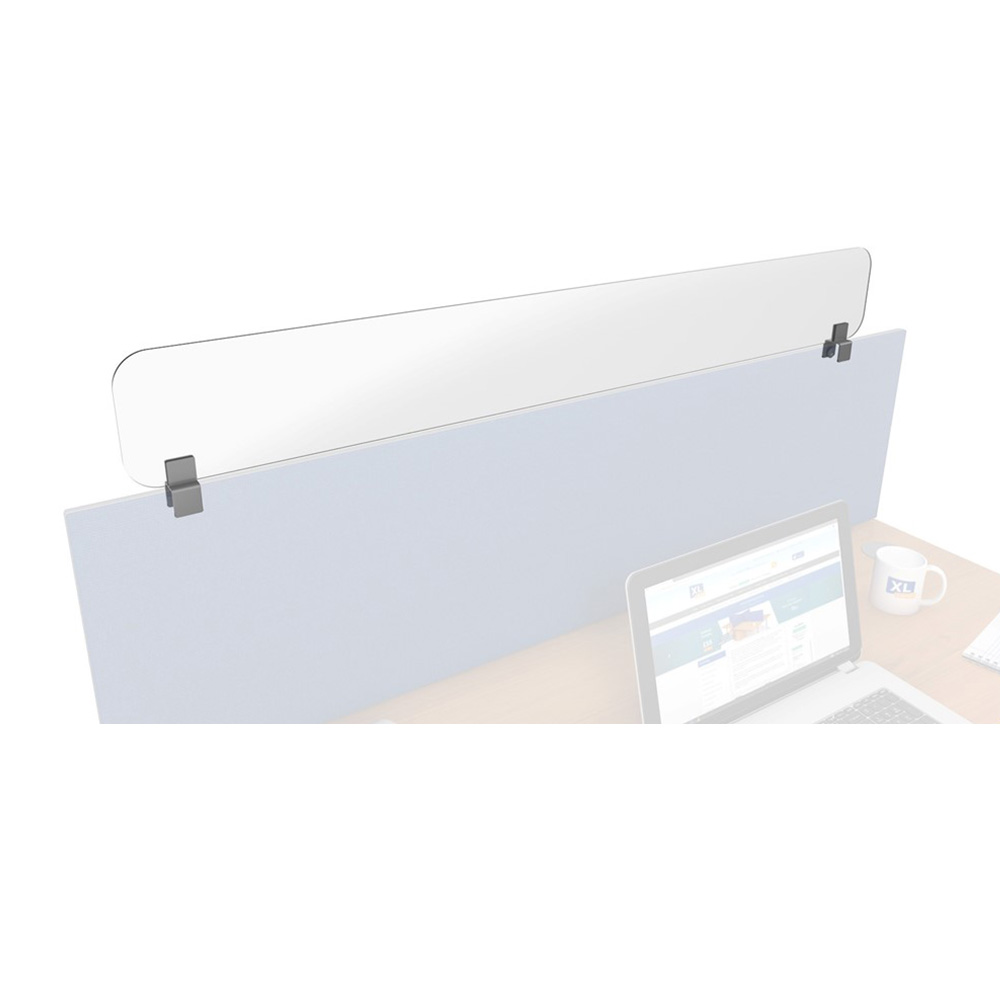Spectrum Plus Acrylic Glass Desk Screen Header 