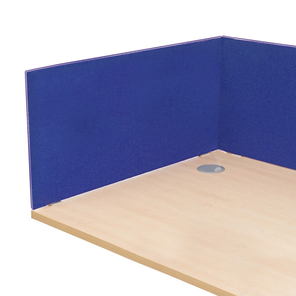 Speedy Desk Screens 800mm Wide in Royal Blue - Our In Stock Office Screen For Fast Delivery