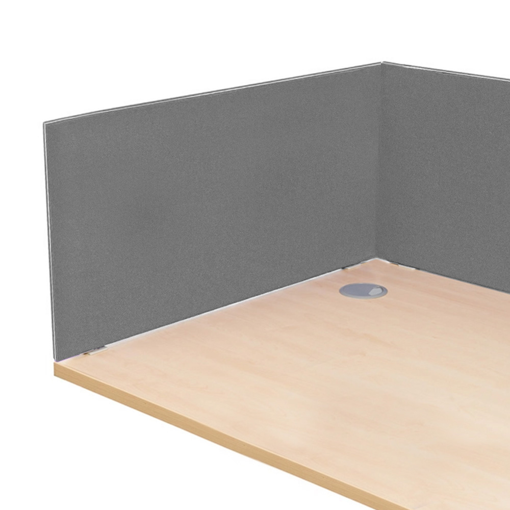 Speedy Desk Dividers in Light Grey Are Ideal For Dividing Workstations For Privacy