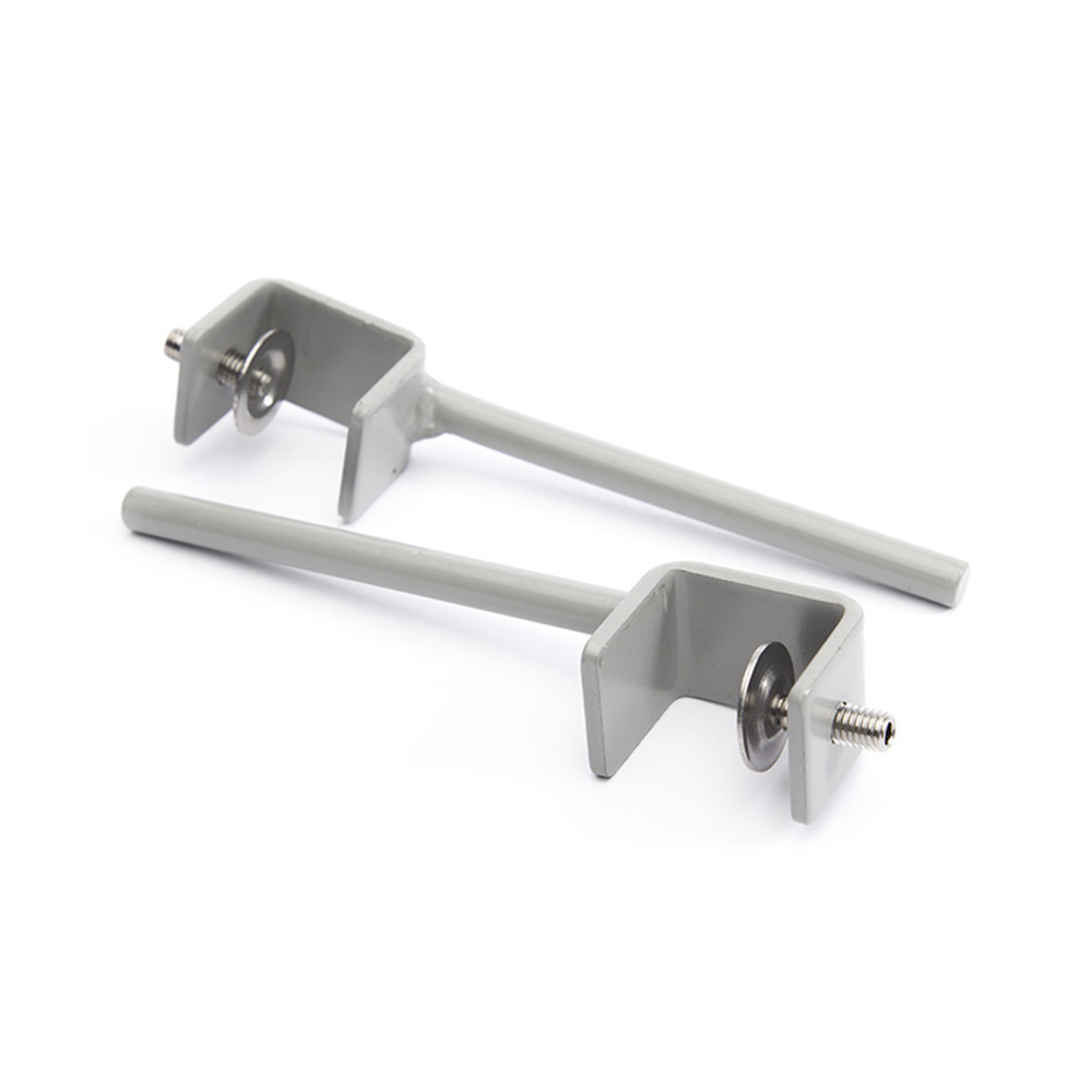 Pair Of Adjustable Desk Clamps Are Included With Every Speedy® Desk Screen To Fit Desk & Tables 17-33mm Thick - Bespoke Clamps Are Available For Thicker Tables