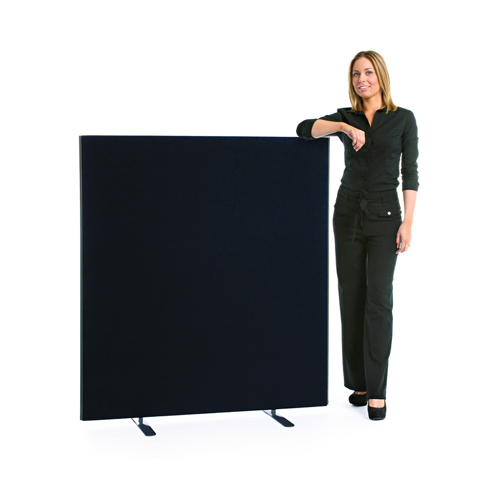Speedy® Office Divider in Black Fabric 