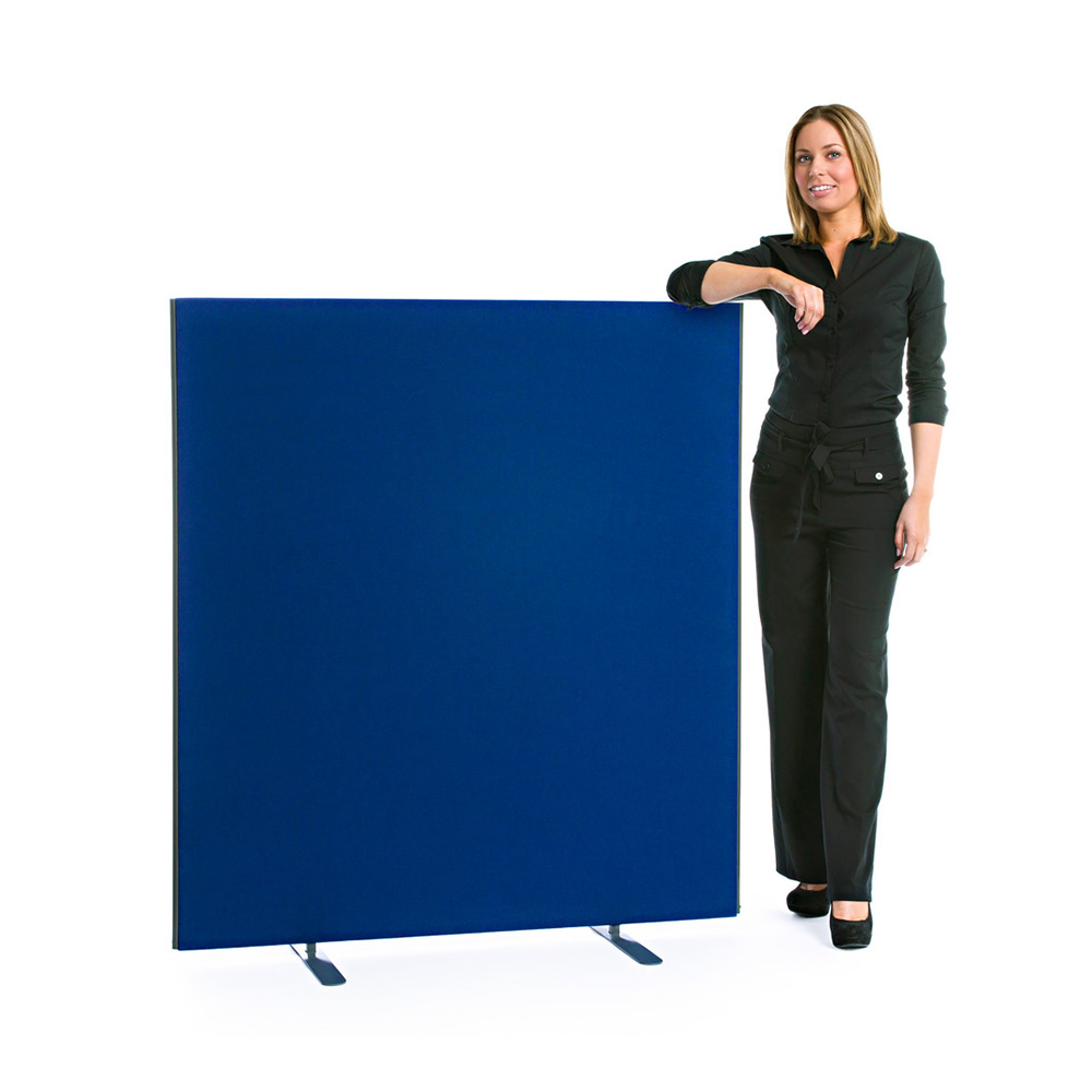 Standard Office Partitions 1400mm High in Royal Blue
